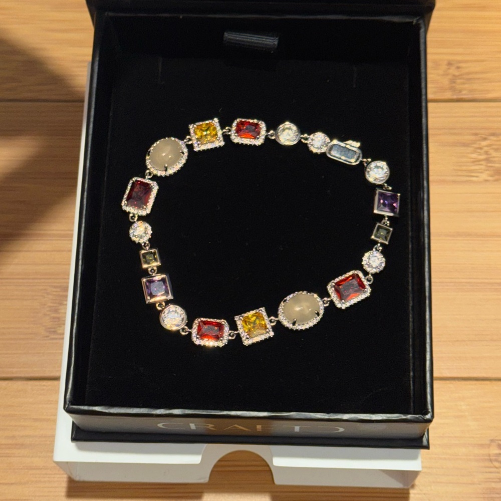 Craftd Gemstone Bracelet - 8.5”